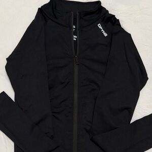Dfyne Black Zip-Up Jacket
